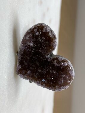 Lavender Raw Stone Statement Ring - Silver Tone